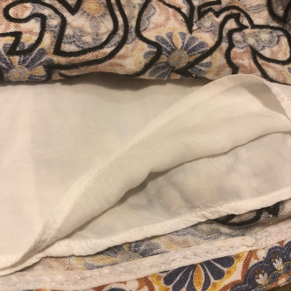 Anthropologie Vanessa Virginia  beige & Navy Country French Shift Dress 16 NWT - Picture 6 of 16